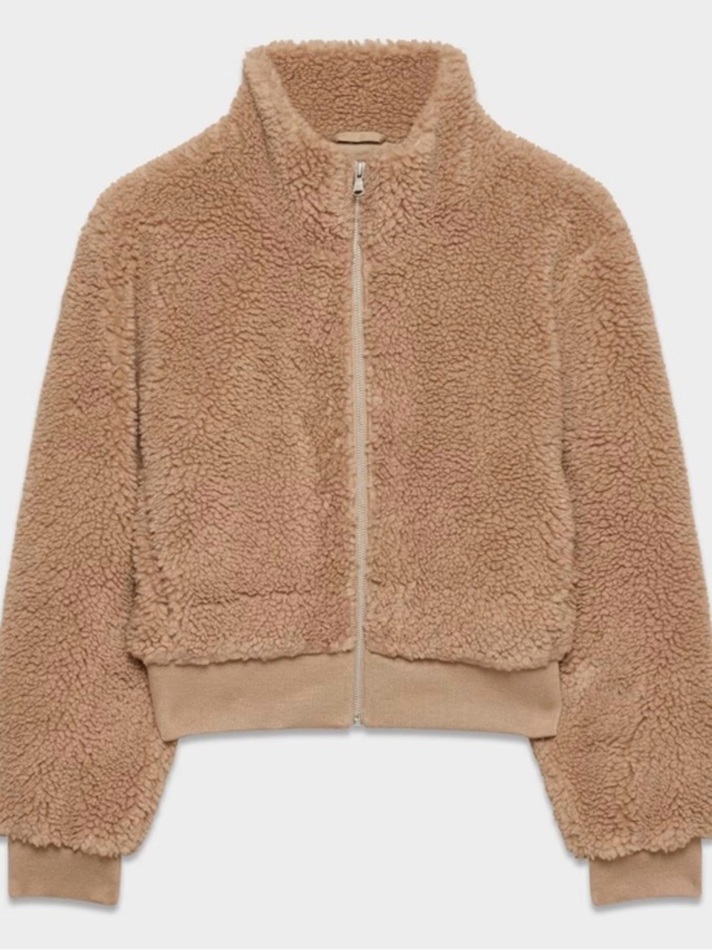 Aritzia Sunday Best Plush cosy cottagecore Sherpa Jacket in Beige small